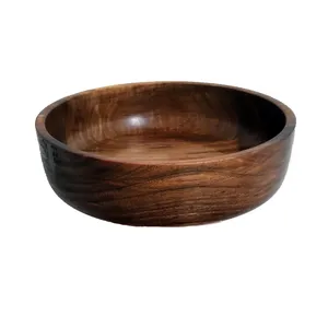 کاسه چوبی مدل گردو کد k10