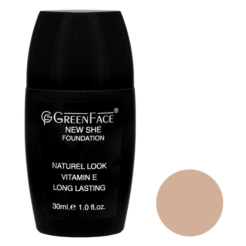 کرم پودر گرین فیس مدل گیاهی شماره 04 حجم 30 میلی لیتر