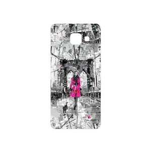 MAHOOT Collage of Catwalk Bridge Cover Sticker for Samsung Galaxy A3 2016