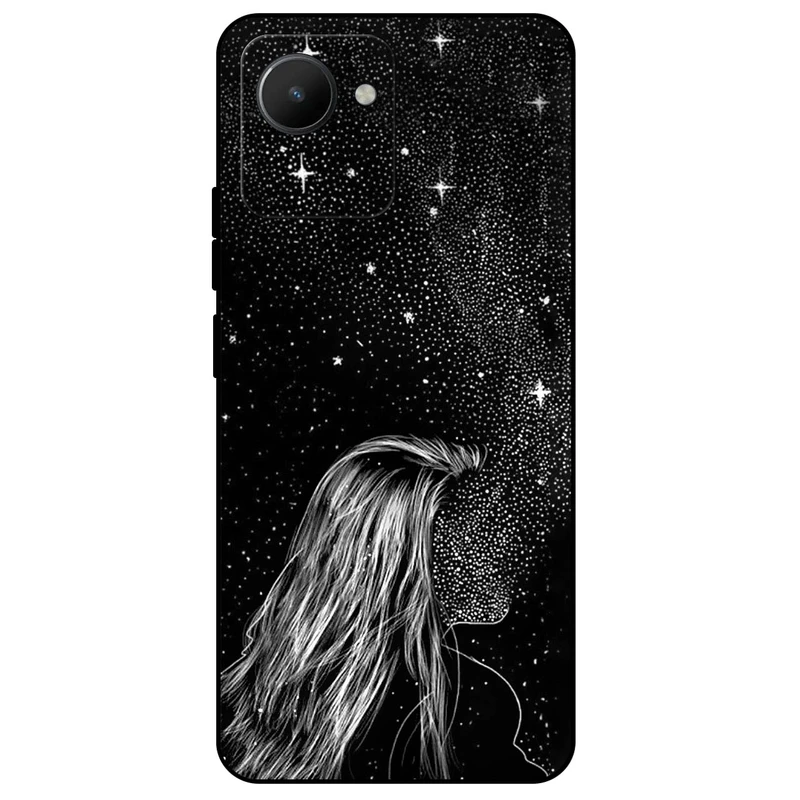 کاور مگافون طرح دخترانه مدل 8264 مناسب برای گوشی موبایل ریلمی C30 / C30s       