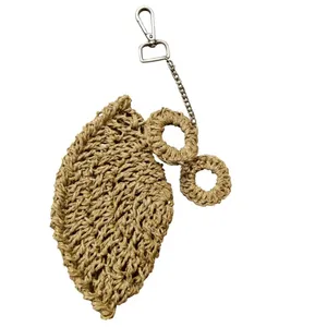 کیف عینک زنانه مدل آویز کیف رافیا