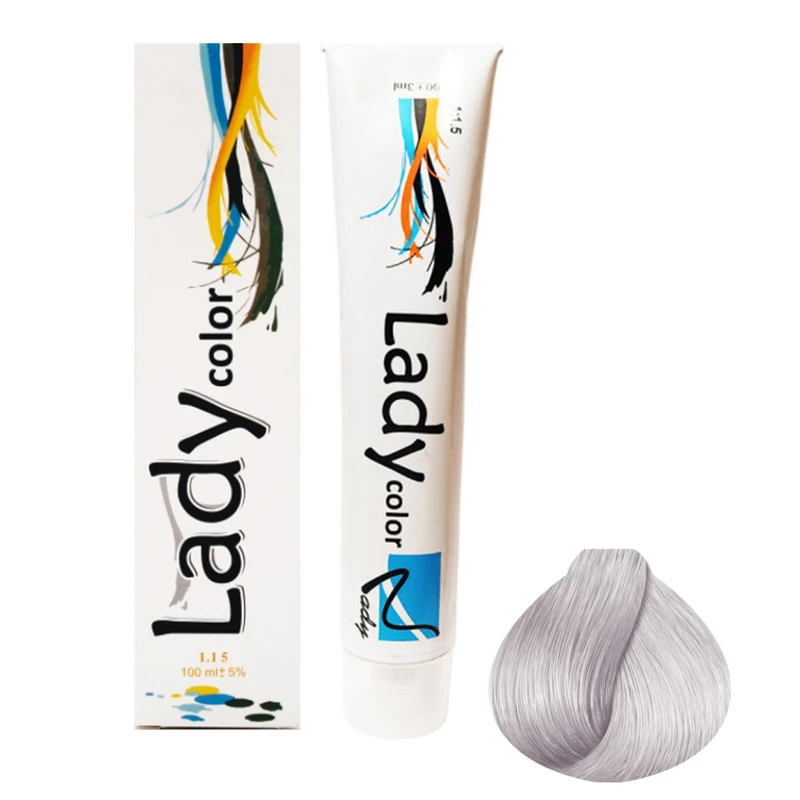 رنگ مو لیدی کالر شماره FA.12 حجم 100 میلی لیتر رنگ پلاتینه هفت رنگ