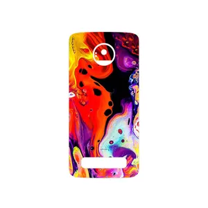 MAHOOT Abstract Oil Art Cover Sticker for Motorola Moto Z Play