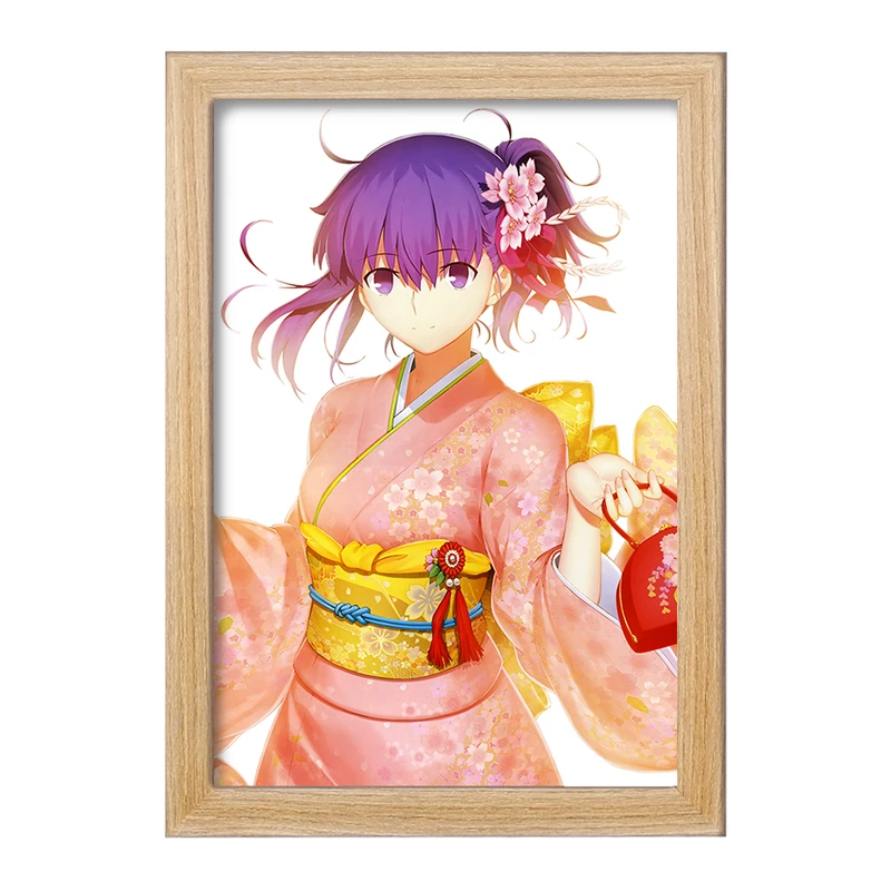 تابلو خندالو مدل ساکورا انیمه فیت استی نایت Fate Stay Night  کد 22740