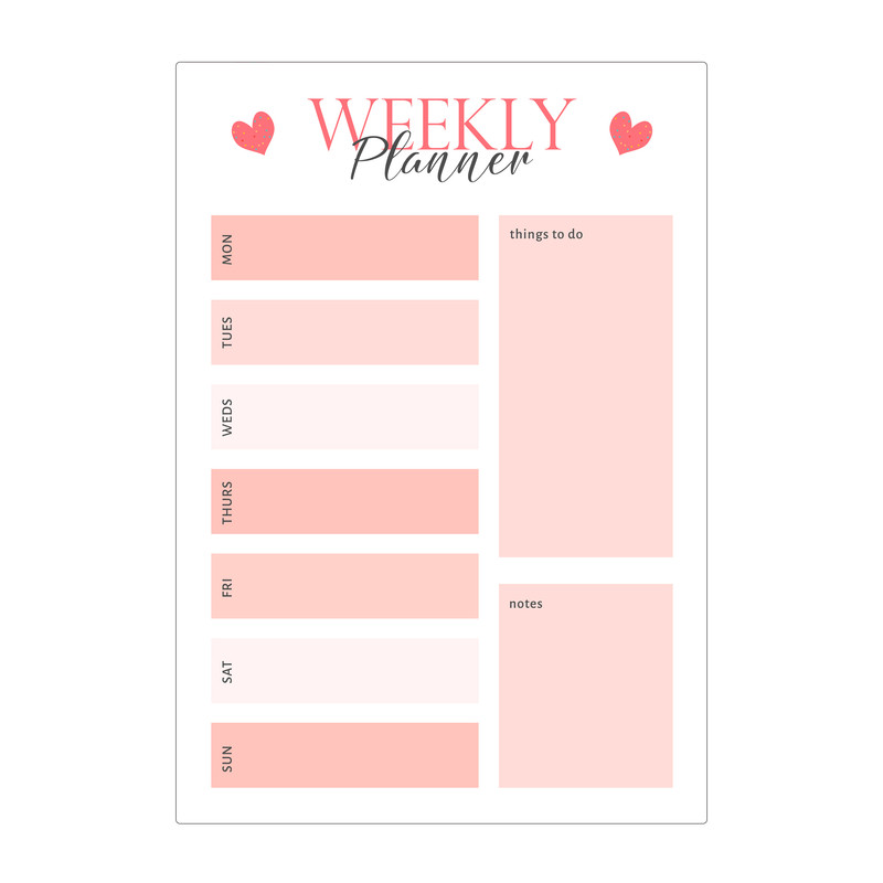 تخته وایت برد مدل مگنتی کد 006 سایز 21x15 سانتی متر