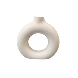 گلدان سرامیکی مدل دونات