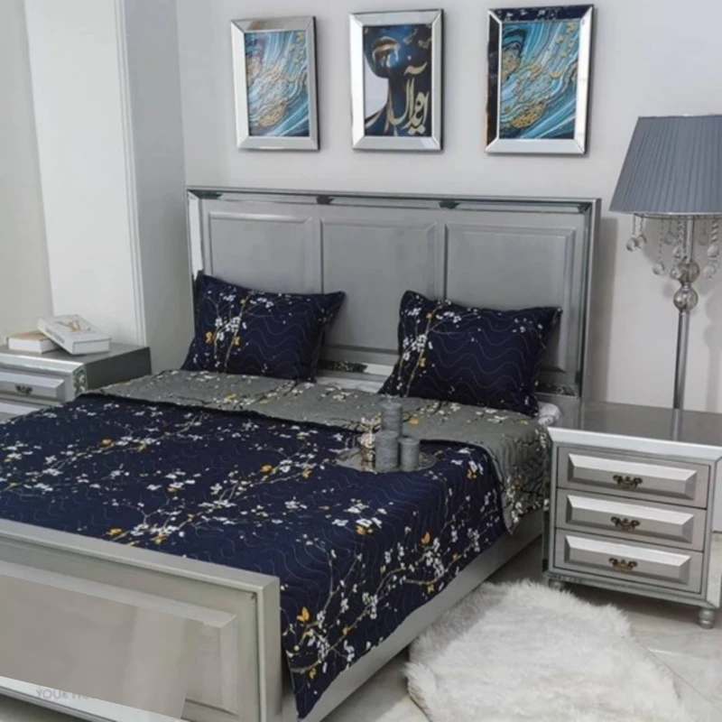 سرویس روتختی مدل شکوفه niki010 کد 180 دو نفره چهار تکه