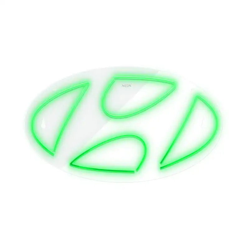 چراغ دیواری نئون دیزاین طرح Hyundai_GR