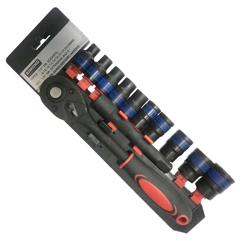 مجموعه 12 عددی آچار بکس سیموند مدل SD-10