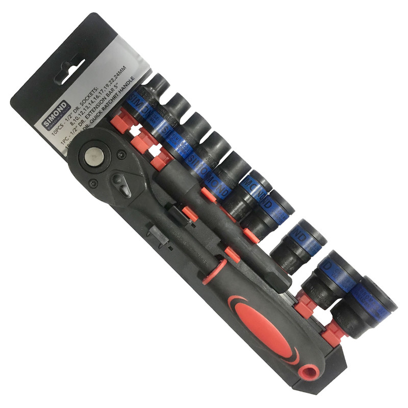 مجموعه 12 عددی آچار بکس سیموند مدل SD-10