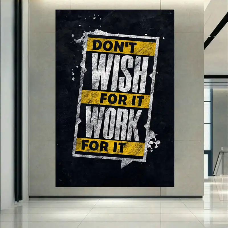 پوستر طرح انگیزشی مدل Dont Wish کدAR20030