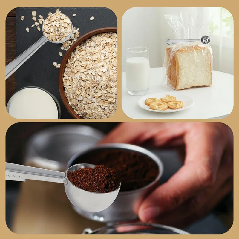 پیمانه قهوه مدل گیره دار بسته 2 عددی