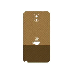MAHOOT Minimal Cup of Coffee Icon Cover Sticker for Samsung Galaxy Note 3