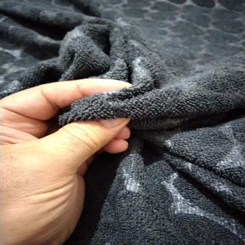 پارچه حوله ای مدل مجیک تاول روتار طرح قلب کد 150