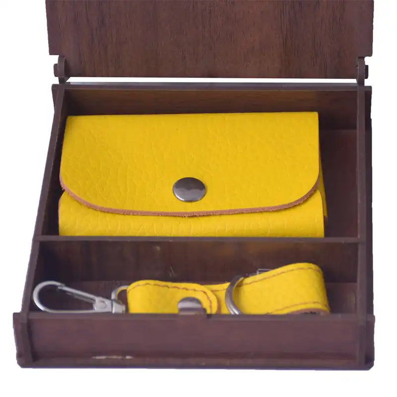 ست هدیه مردانه مدل چرم طبیعی کد  M7