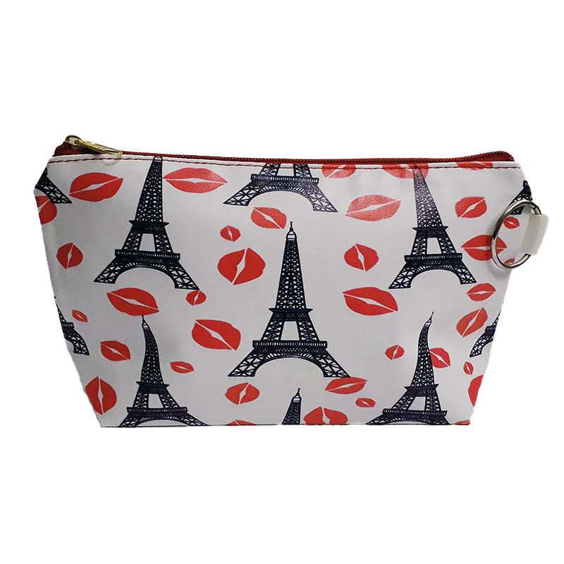 کیف لوازم آرایش زنانه مدل قایقی چاپی کد 7