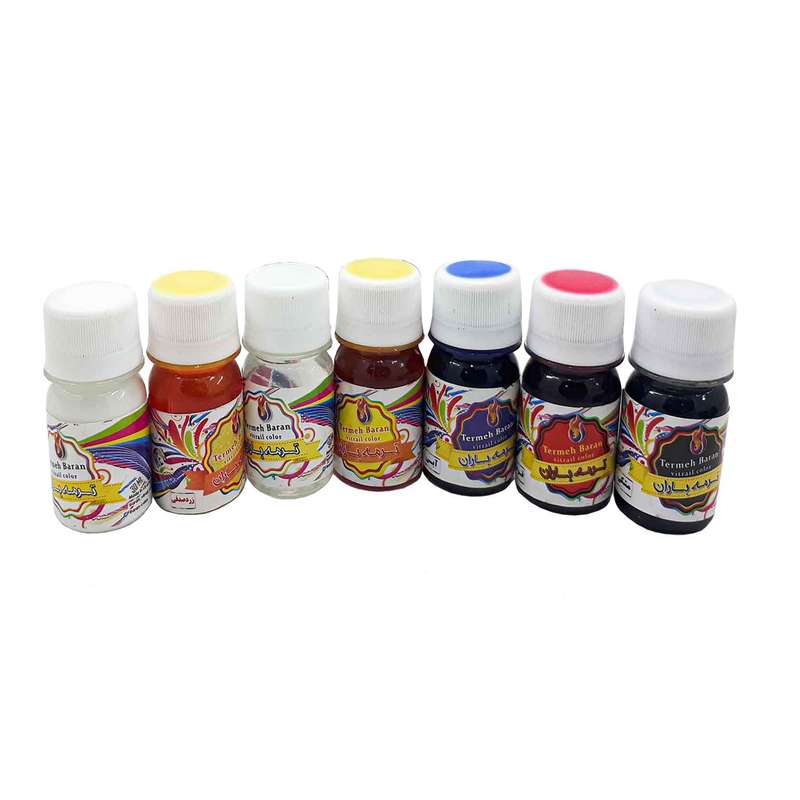 رنگ ویترای ترمه باران مدل kid6 حجم 30 میلی لیتر بسته 7 عددی رنگ ویترای ترمه باران مدل kid6 حجم 30 میلی لیتر بسته 7 عددی
