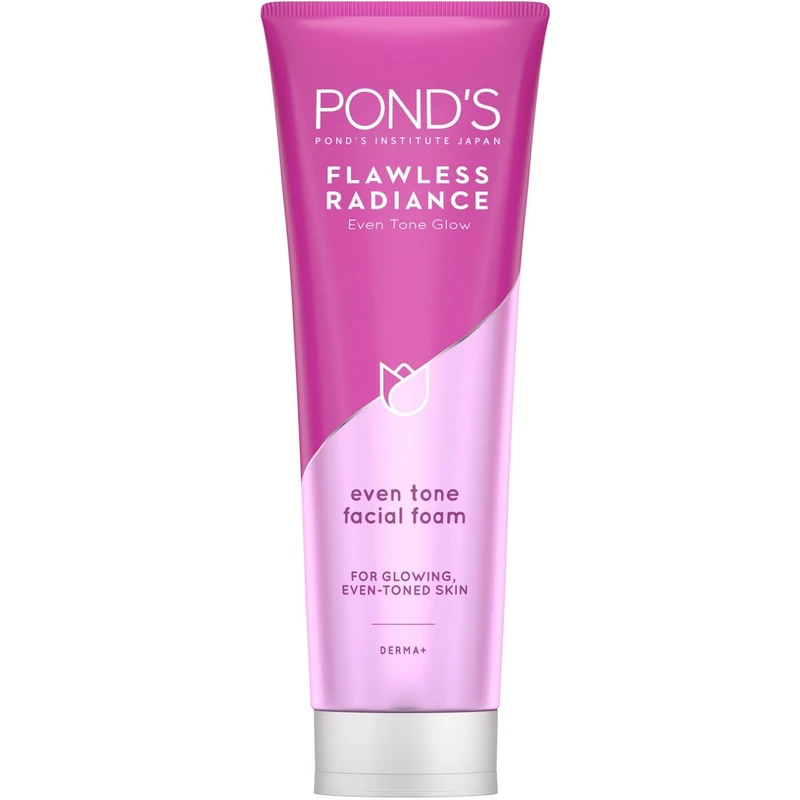 فوم شستشو صورت پوندز مدل flawless radiance مناسب انواع پوست وزن 100 گرم
