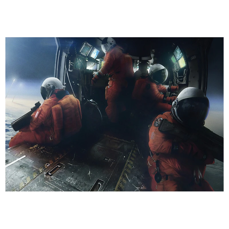 پوستر طرح فضانورد کد 995