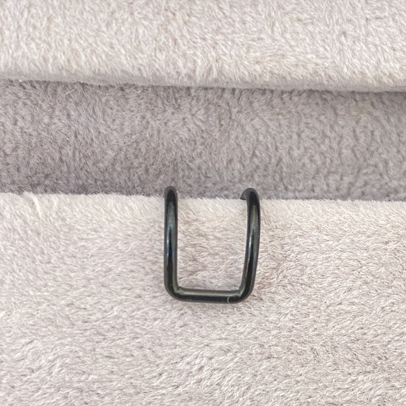 پیرسینگ گوش مدل دو لاینه فیک