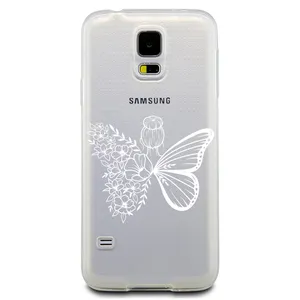 Megafone Butterfly Girl C53-W Cover For Samsung Galaxy S5