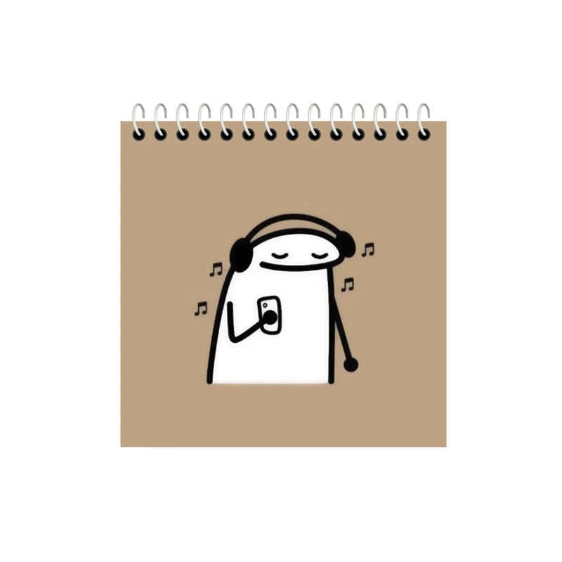 دفترچه یادداشت 50 برگ آلبالو مدل آقای خط فانتزی کد 4043