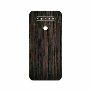 MAHOOT Burned Wood Cover Sticker for LG K51s