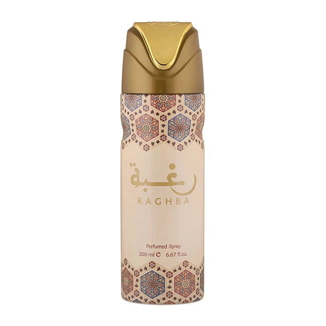 اسپری بدن لطافه مدل رغبه حجم 200 میلی لیتر