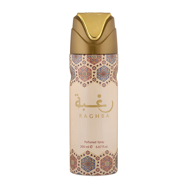 اسپری بدن لطافه مدل رغبه حجم 200 میلی لیتر