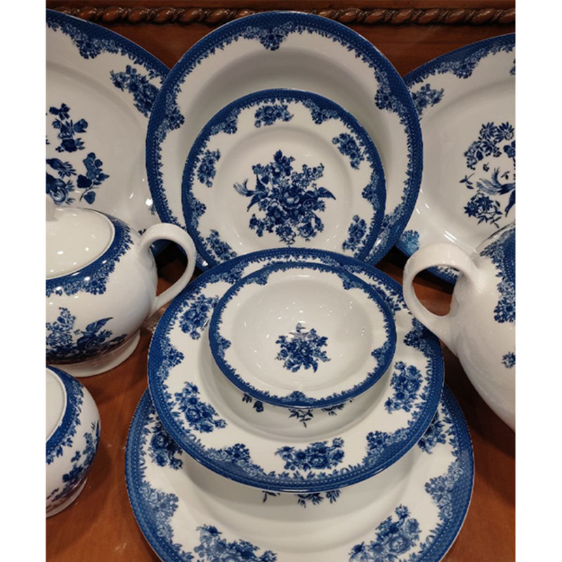 سرویس غذاخوری 28 پارچه 6 نفر چینی زرین ایران مدل ایتالیا اف فلورانس درجه عالی