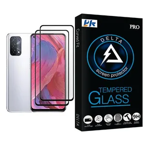 PK Delta Glass MIX002 Screen Protector For Oppo A74 5G Pack Of 2