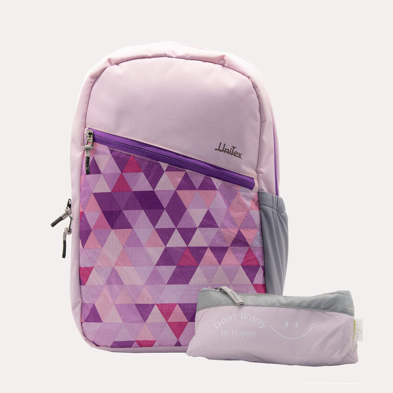 کوله پشتی مدرسه یونی تکس مدل اکو پلاس به همراه جامدادی