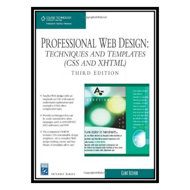 کتاب Professional Web Design Techniques and Templates اثر Clint Eccher انتشارات مؤلفین طلایی