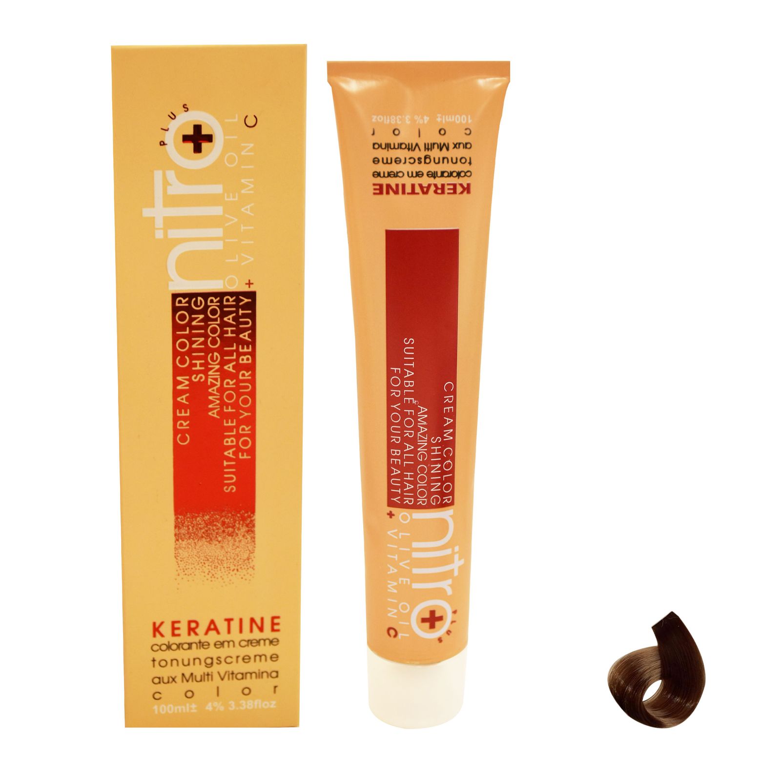 رنگ مو نیترو سری Keratine شماره 7 حجم 100 میلی لیتر رنگ بلوند  -  - 1