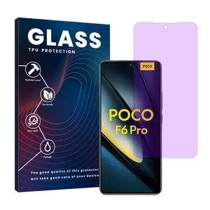 Glass Resistant model anti-purple screen protector suitable for Xiaomi Poco F6 Pro mobile phone