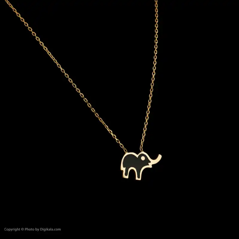 گردنبند طلا 18 عیار زنانه تاج مدل G295