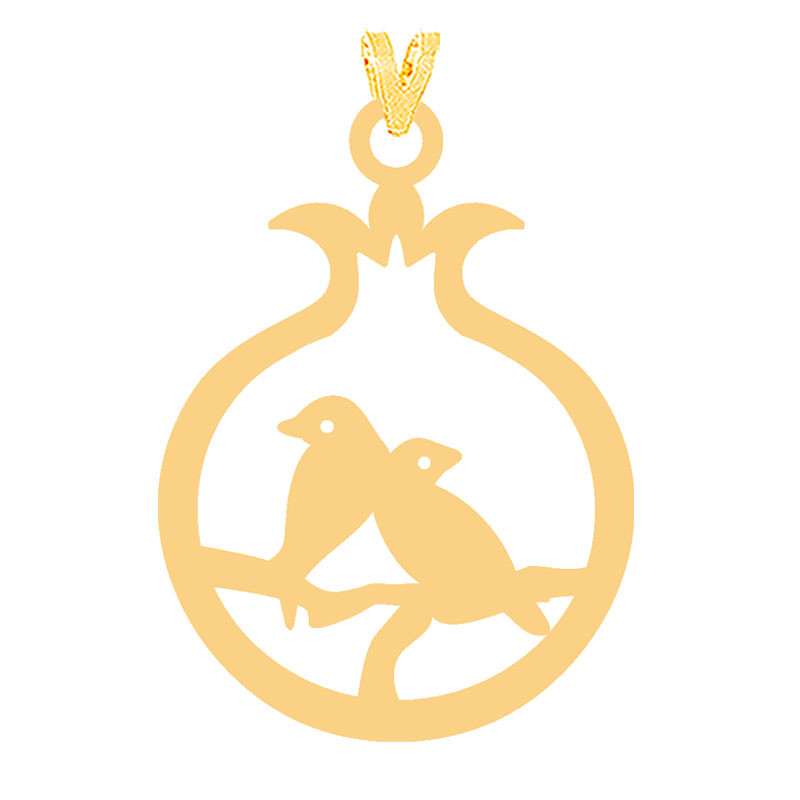 آویز گردنبند طلا 18 عیار زنانه الن نار مدل N31718