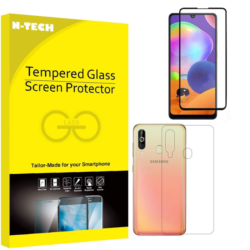  محافظ صفحه نمایش انتک مدل FUBKM-01 مناسب برای گوشی موبایل سامسونگ Galaxy A60 به همراه محافظ پشت گوشی 