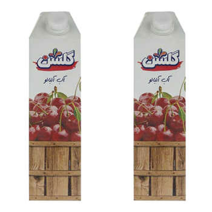 آبمیوه آلبالو گلشن 1 لیتر بسته 2 عددی