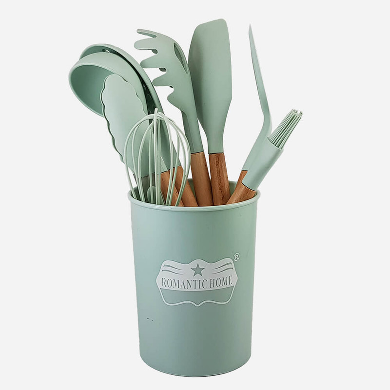 سرویس کفگیر و ملاقه 9 پارچه مدل رمانتیک