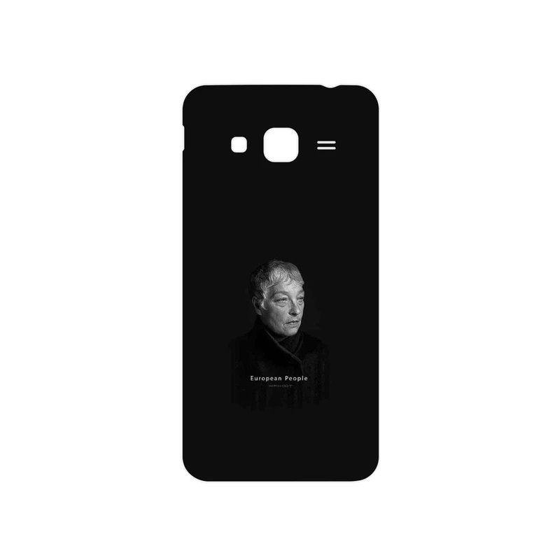 برچسب پوششی ماهوت مدل Portrait of a European Woman مناسب برای گوشی موبایل سامسونگ Galaxy J3 2016