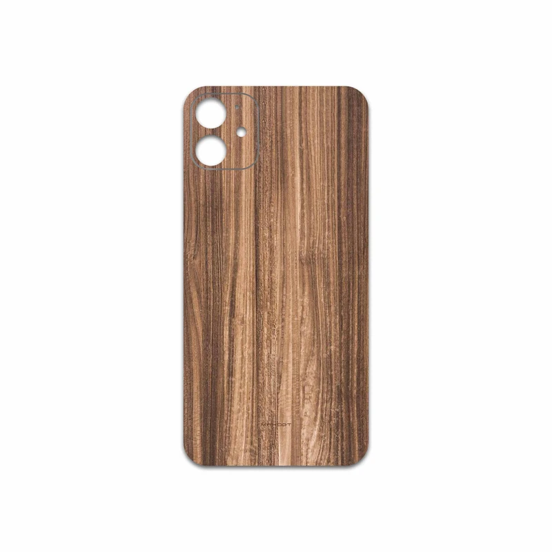 برچسب پوششی ماهوت مدل Light Walnut Wood مناسب برای گوشی موبایل اپل iPhone 11
