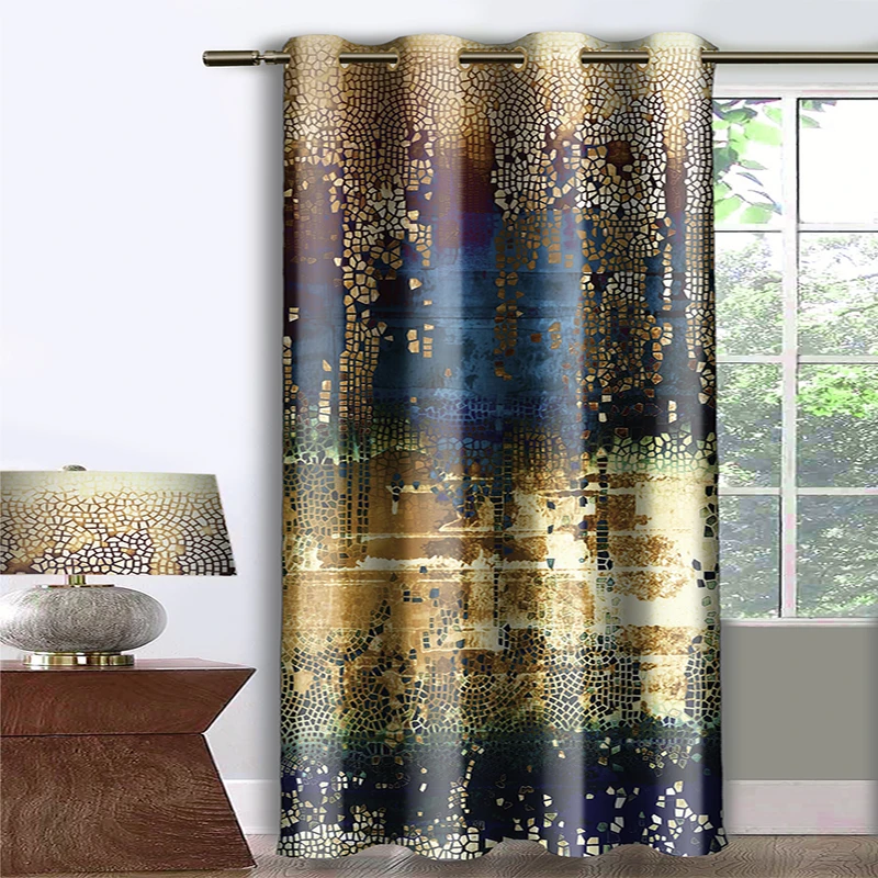 پرده مدل مخمل طرح اسپرت سایز 140x260 سانتی متر