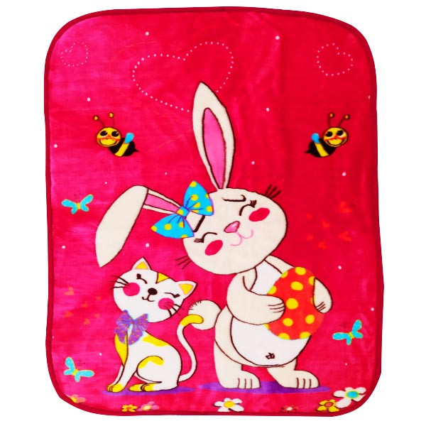 پتوی نوزاد شادیلون طرح خرگوش کوچولو سایز 80x100 سانتی متر