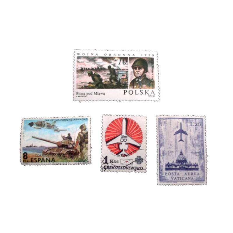 تمبر یادگاری مدل ملل کد  DS1713  مجموعه 4 عددی 