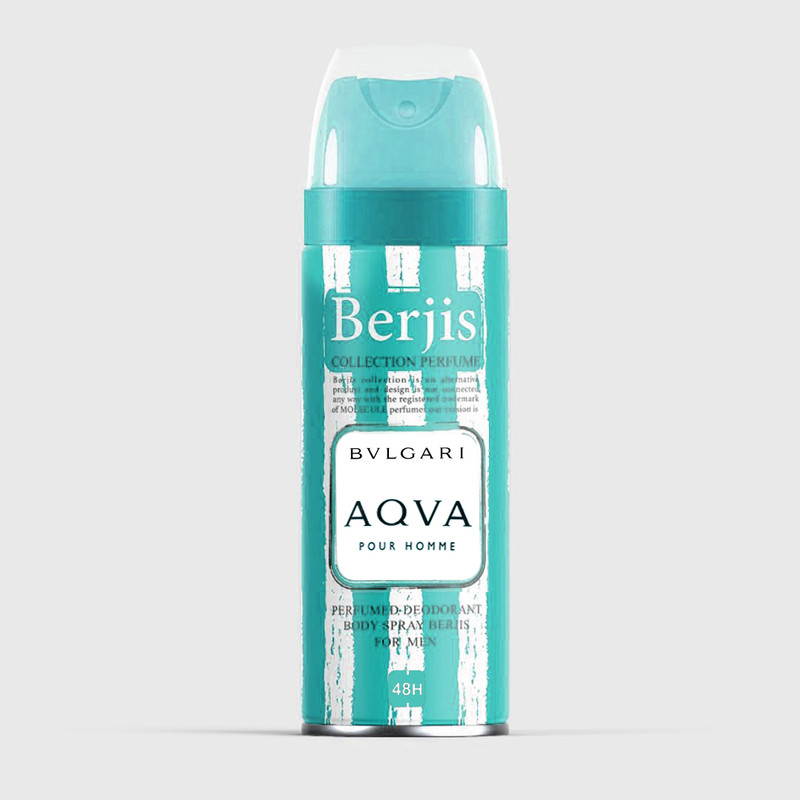 اسپری دئودورانت مردانه برجیس مدل AQVA BVLGARI حجم 200 میلی لیتر