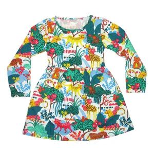 پیراهن دخترانه مدل جنگل