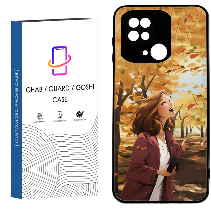 کاور قاب گارد گوشی طرح دخترانه کد 19 - TPU مناسب برای گوشی موبایل شیائومی Poco C40