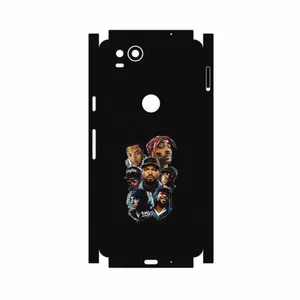 MAHOOT Great Rappers Digital Art-FullSkin Cover Sticker for Google Pixel 2