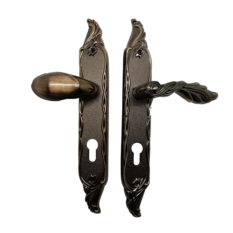 دستگیره در ترووان مدل پلاک آپارتمانی چپ بازشو کد 1836 مجموعه 2 عددی